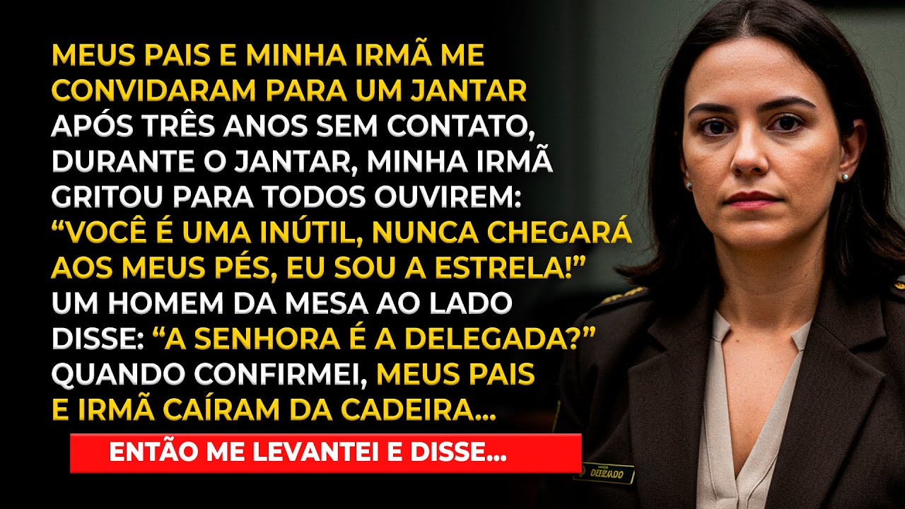 Minha irmã me chamou de lixo no restaurante - meus pais riram - até que um homem revelou quem eu era