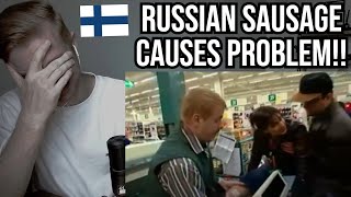 Reaction To Mankeli - Prisman Kassalla Finnish Comedy