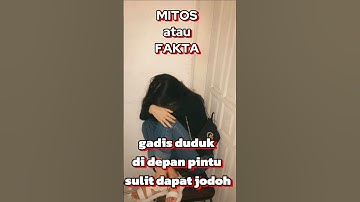MITOS atau FAKTA" GADIS DUDUK DEPAN PINTU SULIT DAPAT JODOH #cartoon #mitosantiguos #animation