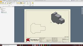 CAD - Inventor - create an .idw file and place views