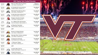 Virginia Tech Football 2024 Schedule Preview & Prediction