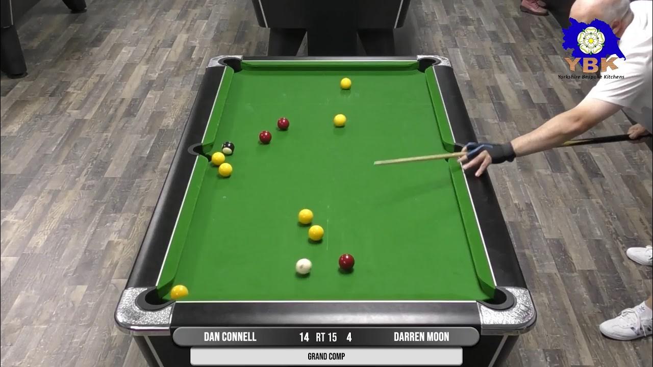 Dan Connell v Darren Moon Cue & Cushion Bridlington Grand Comp YouTube