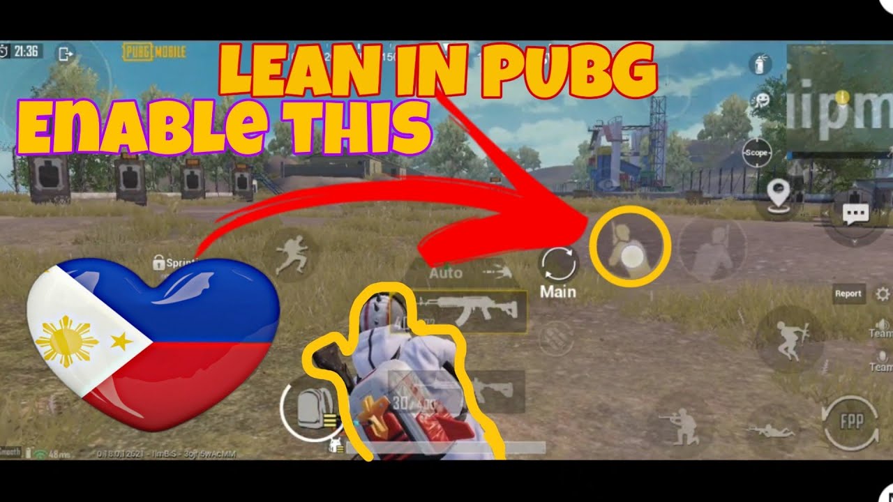 How To Enable Lean In Pubgmobile Tagalog | Try Niyo Na Yung Lean 😊