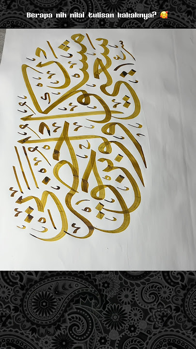 Download lagu Hmm 🥺❗️❗️❗️ #art #subscribe kaligrafiklasik #calligraphy #menuliskreatif