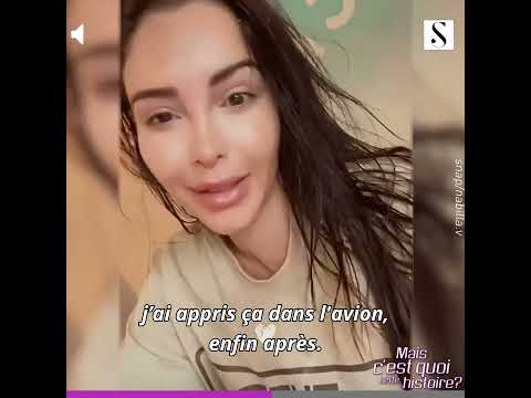 CQCH : Nabilla victime d'un petit accident dans l'avion avec son fils Leyann