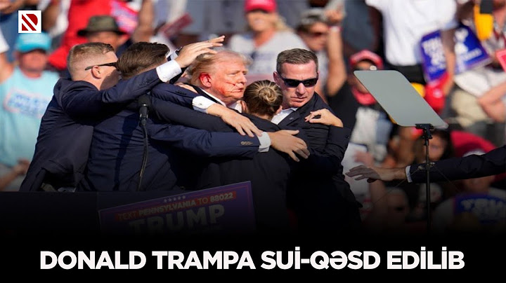 Donald Trampa sui-qəsd edilib - Hadisəni 20 yaşlı Tomas Metyu Kruks törədib