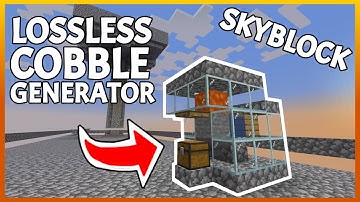 MID-EARLY GAME LOSSLESS COBBLE GENERATOR FOR MINECRAFT SKYBLOCK
