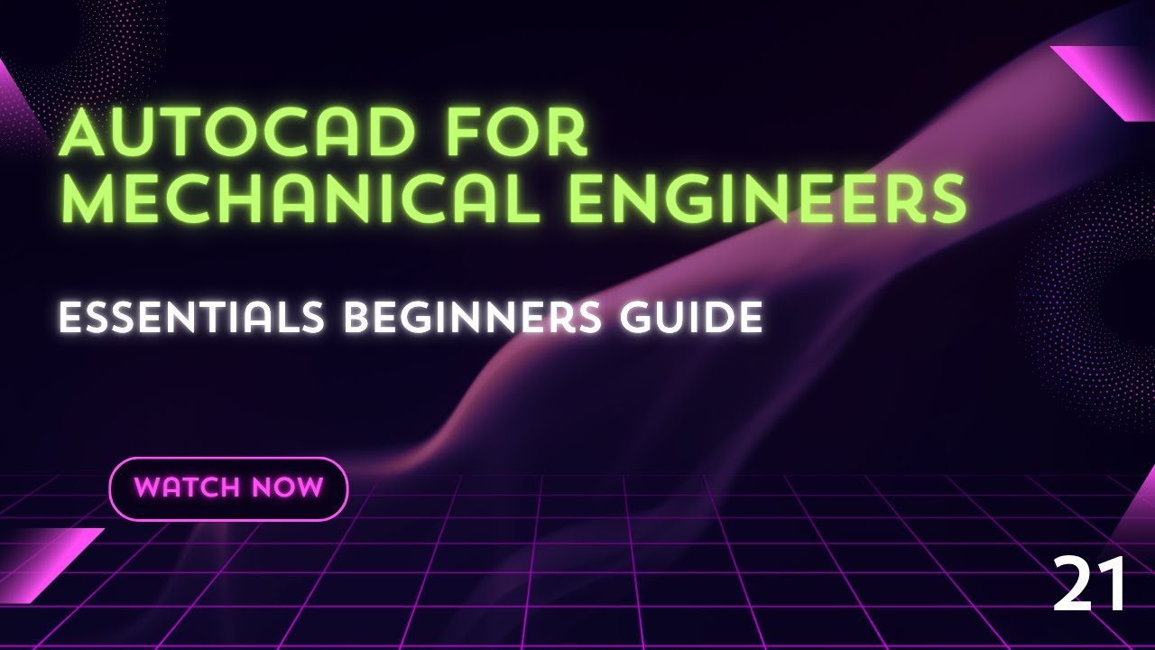 AutoCAD for Mechanical Engineers Essentials Beginners Guide Episode 21: Advanced Dimensioning and GD&T