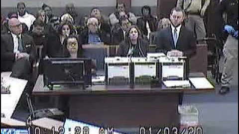 Kim Blandino appears before Christina Silva Clark ...