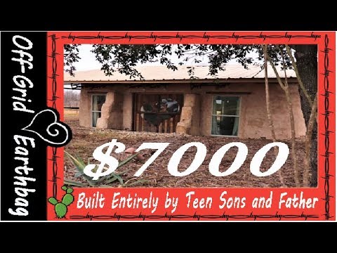 teenage-sons-and-father-build-entire-earthbag-house-for-$7000