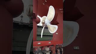Main Engine Propeller, Ship in China Yard, Heart of the Ship, #ship #merchantnavy #seafarer