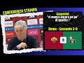 Le parole di Gasperini in conferenza stampa post Roma-Sassuolo 2-0