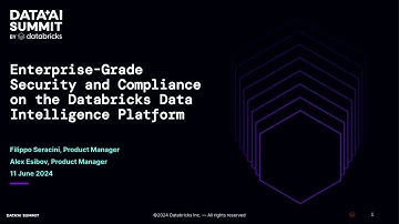 Enterprise-Grade Security and Compliance on the Databricks Data Intelligence Platform