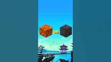 Lava Block vs Netherite Block & All minecraft Blocks 😈 #minecraft #shortsfeed #edit #comparison