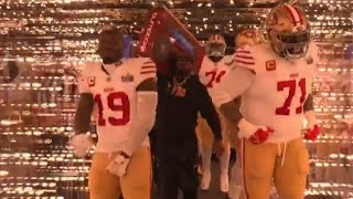 49ers ‘BOOMBOX’ Super Bowl Entrance vs Chiefs 🔥📻