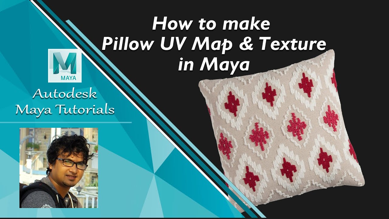 How to Make Pillow UV Map & Texture in Autodesk Maya 2020 - YouTube
