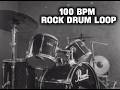 100 BPM Rock Drums Backing Track