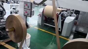 Paper Rope Rewinder & Twist rope paper handle machine