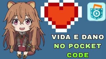 Tutorial de pocket code sistema de vida e dano