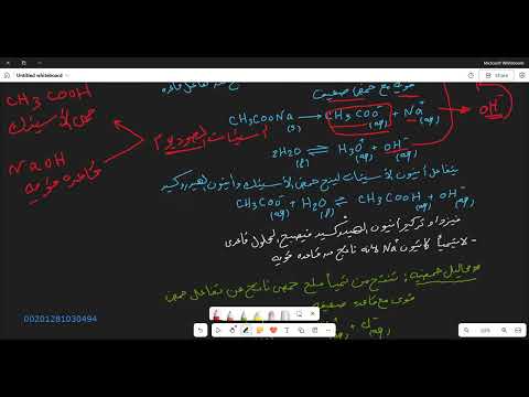 كيمياء الصف الثانى عشر الفصل الثانى تميؤ الأملاح 2025