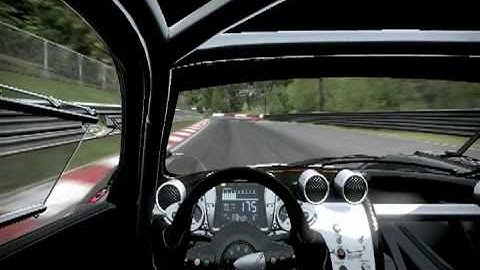 NFS: Shift Pagani Zonda R Cockpit View at Nurburgring Nordschleife.