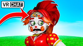 Glamrock Freddy STUCK INSIDE Circus Baby's HEAD in VRChat