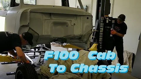 Cab Install 1953 Ford F100 Pickup / Shop Updates