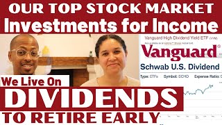 Our Top ETF Investments for Dividend Income and High Returns to Retire Early
