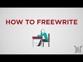 Freewriting 101 how to freewrite for your college essay