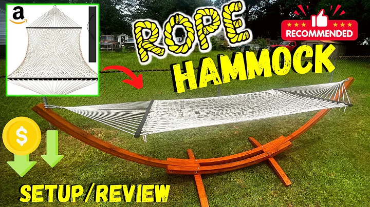 Experience Ultimate Relaxation with the 59 inch Double Rope Hammock