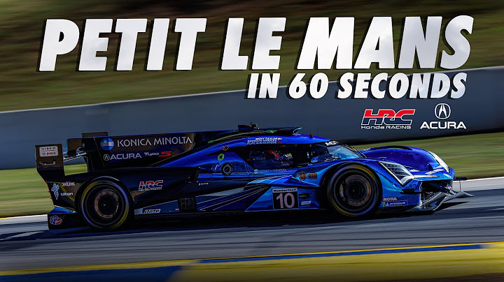 Acura's 2024 Petit Le Mans