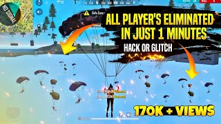 All 50 Players Eliminated in Just 1 Minute😭💔 I World Fastest Booyah I Hack Or Grandmaster Glitch