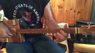 Dream on part 1 lesson for your 3 string Cigar Box Guitars