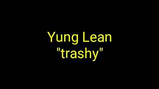 Yung Lean - trashy [Lyrics]