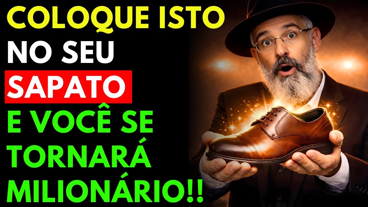 Coloque ISTO no seu SAPATO ESQUERDO:Ritual Judaico que pode te tornar MILIONÁRIO | Sabedoria Judaica