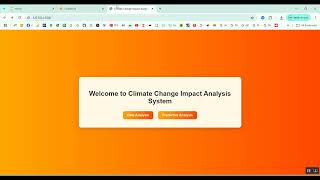 Climate Change Impack Analysis System in Python Projects