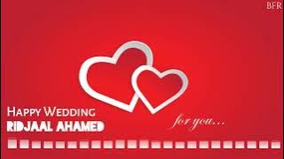 Ridjaal Ahmed hadith recital On wedding - BFR| BEST FREE RECITATION |