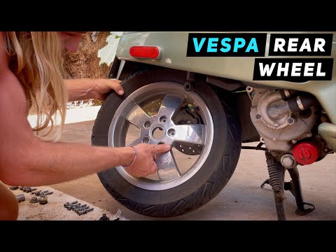 Video: Vespa GTV 250 ar blakusvāģi