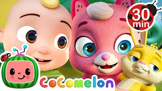 Animals On The Bus  | @Cocomelon |🔤 Moonbug Subtitles 🔤 | Learning Videos