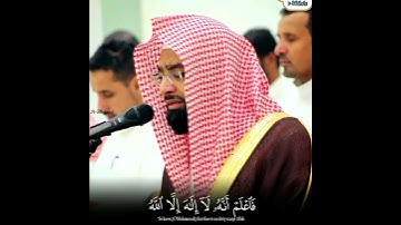 فاعلم أنه لا إله إلا الله  ||  ترتيل خاشع للشيخ #ناصر_القطامي من سورة محمد #حالات_واتس