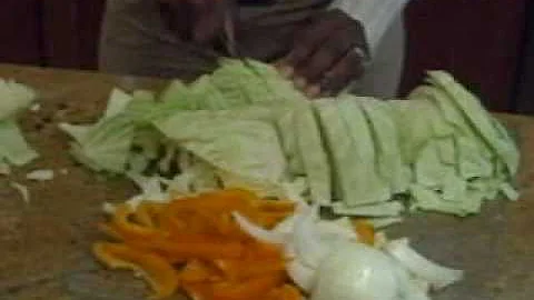 Stir Fried Cabbage Greens with Pamela Holmes