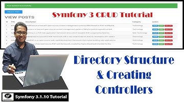 Symfony Directory Structure and Creating Controller