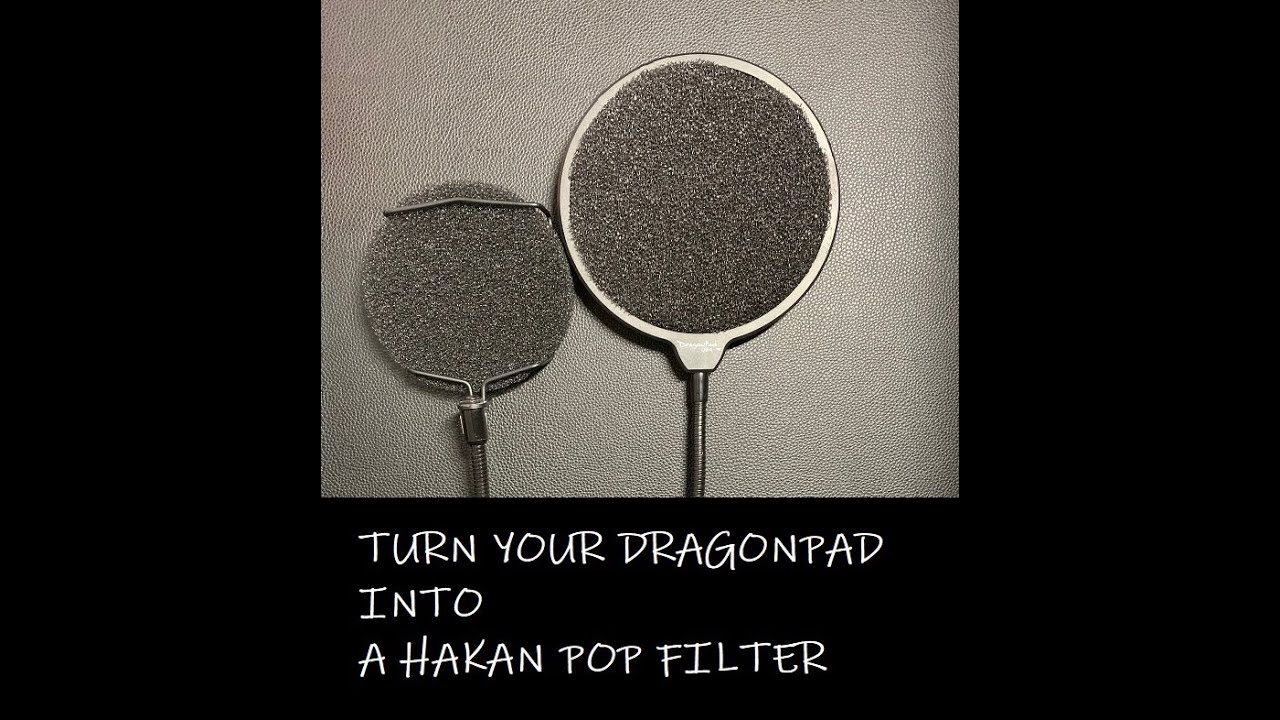 Turn your pop filter into a Hakan pop filter!!!!! - YouTube
