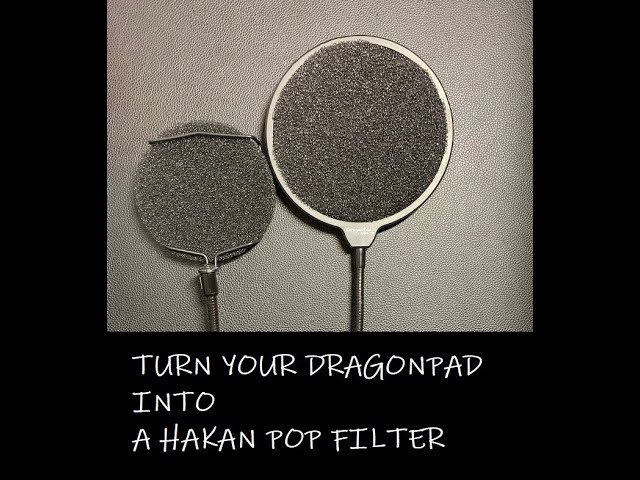 Hakan Pop Filter ( ハカンポップフィルター ) Turn your pop filter into a Hakan pop filter!!!!! - YouTube
