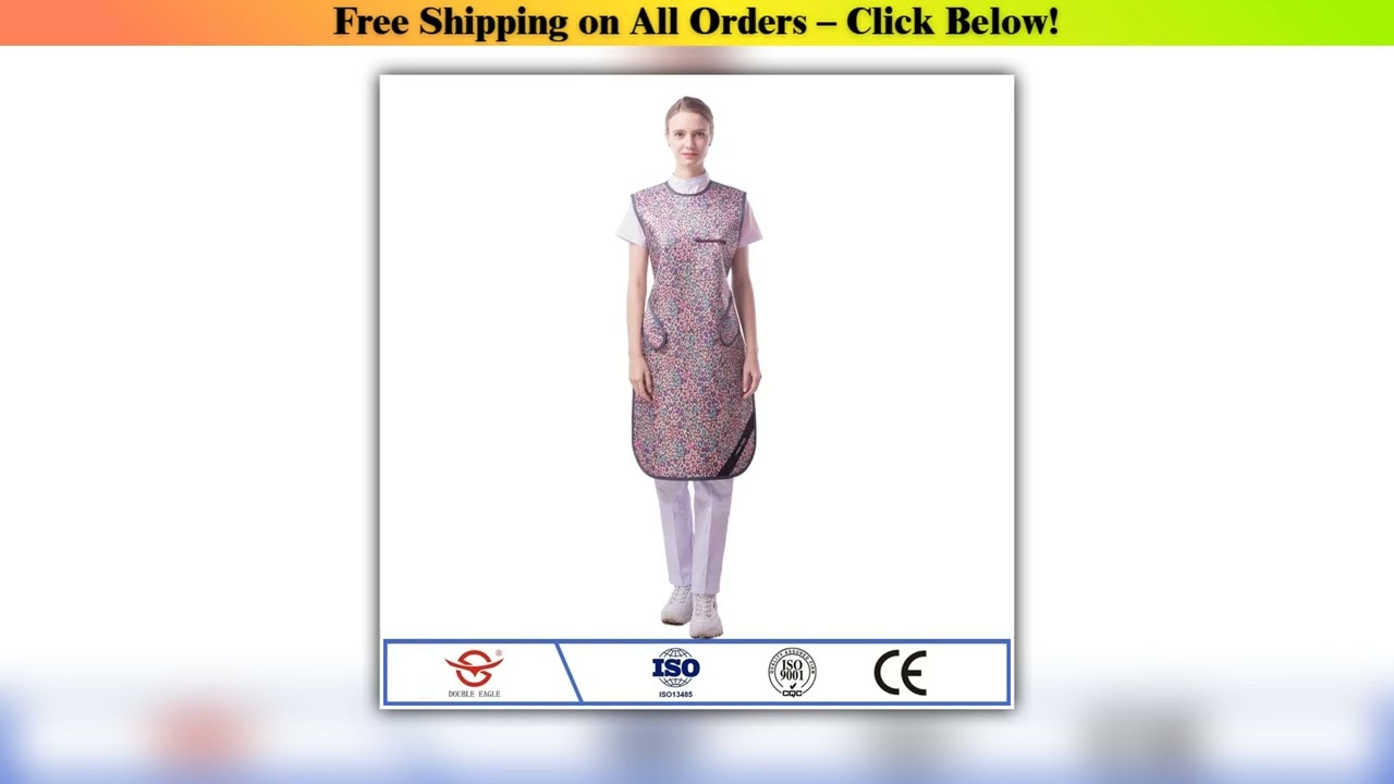 X-ray gamma ray protective 0.35/0.5mmpb sleeveless lead apron radioactive laboratory nuclear