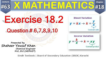 Exercise 18.2: Q6 to 10 || Chapter 18 || Class 10 Math