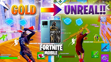 Unranked 🥉 to UNREAL 🏆 on Fortnite MOBILE 📱 | The Climb Begins! [60fps]|| Part-1
