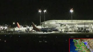 UC Davis men's basketball team's flight returns to airport after bird strike