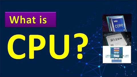 What is CPU? | ALU CU MU | Intel i9 core9 AMD Ryzen | 4k #highblix