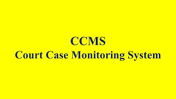 Court Case Monitoring System (CCMS)